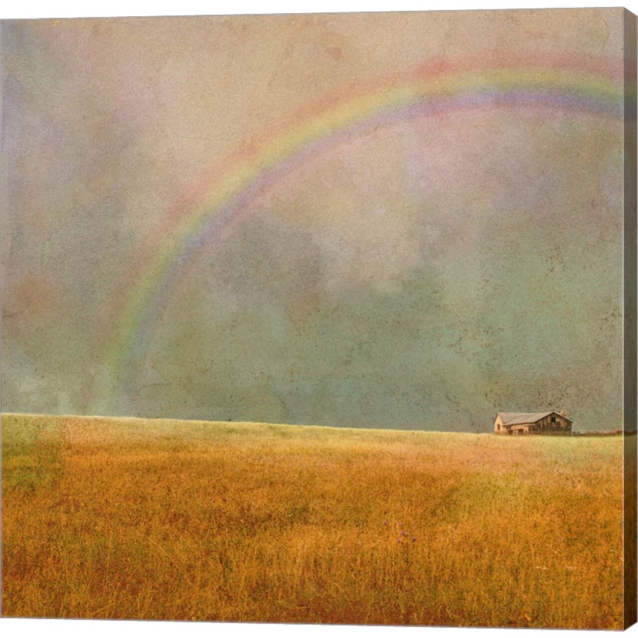 After The Rain Rainbow by Ynon Mabat 24" x 24" Canvas Wall Art